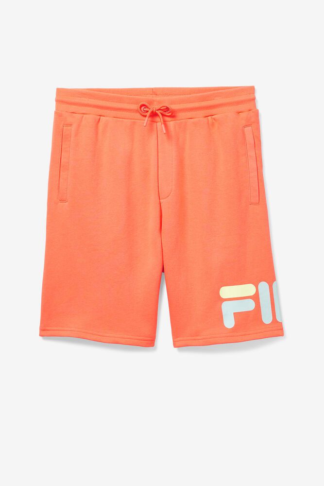 Fila Shorts Mens Orange - Zeshawn - Philippines 0526841-SJ